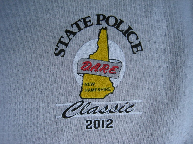 2012-08 DARE 5K 120.jpg - The NH State Police 22nd Annual D.A.R.E 5K. The course runs around the New Hampshire Motor Speedway NASCAR track in Loudon NH. August 8, 2012.